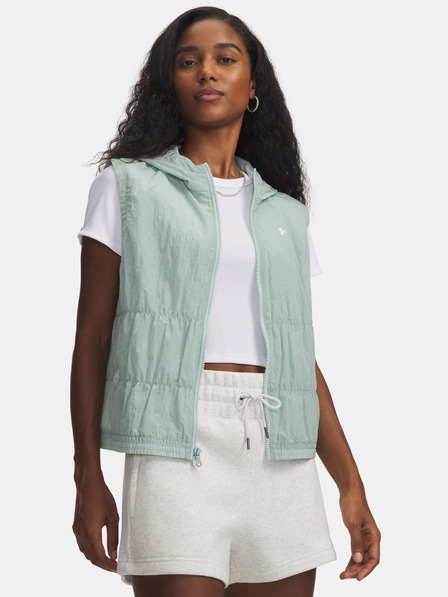 Under Armour Dámská vesta Under Armour UA Rival Woven Ruched Vest