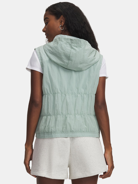 Under Armour Dámská vesta Under Armour UA Rival Woven Ruched Vest