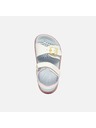 Geox Bílé dívčí sandály Geox Sandal Fusbetto