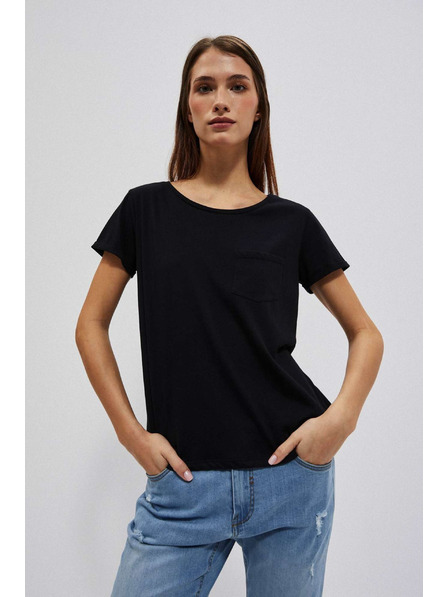 Moodo Černé dámské tričko Moodo