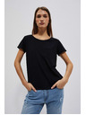Moodo Černé dámské tričko Moodo