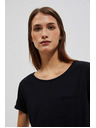 Moodo Černé dámské tričko Moodo