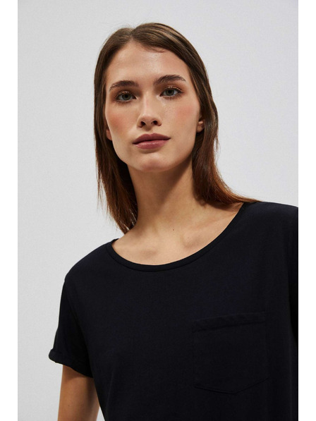 Moodo Černé dámské tričko Moodo