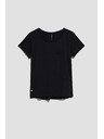 Moodo Černé dámské tričko Moodo