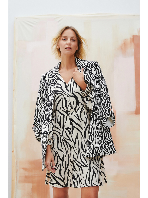 Moodo Dámské vzorované šaty Moodo