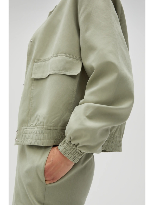 Moodo Světle zelená dámská bunda Moodo