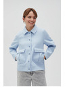 Moodo Světle modrá dámská bunda Moodo