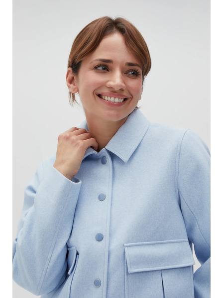 Moodo Světle modrá dámská bunda Moodo