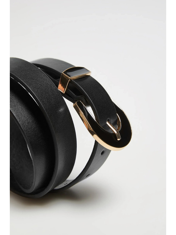 Moodo Černý dámský pásek Moodo