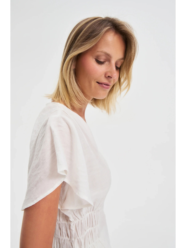 Moodo Bílá dámská košile Moodo