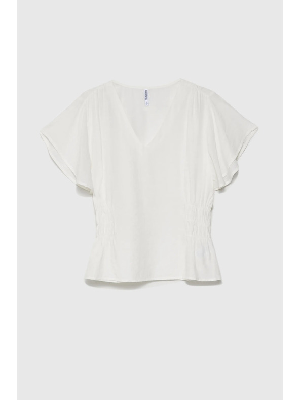 Moodo Bílá dámská košile Moodo