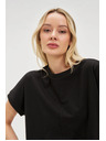 Moodo Černé dámské tričko Moodo