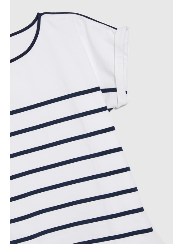 Moodo Tmavě modré dámské tričko Moodo