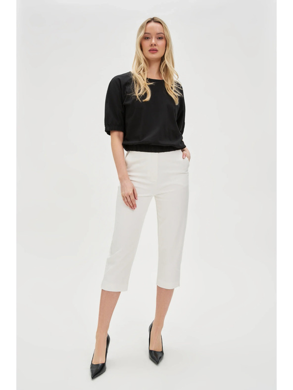 Moodo Černé dámské bavlněné tričko Moodo