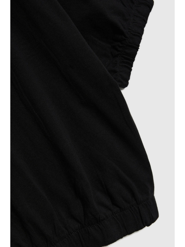 Moodo Černé dámské bavlněné tričko Moodo