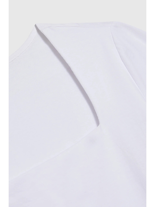 Moodo Bílé dámské tričko Moodo