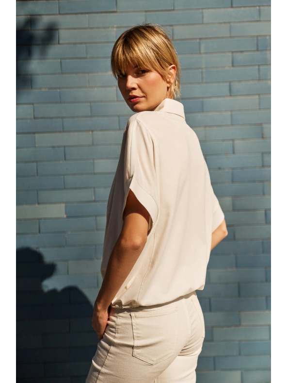 Moodo Bílá dámská halenka