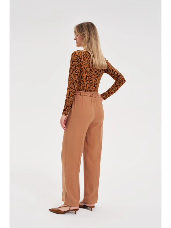 Moodo Dámské kalhoty Moodo – camel