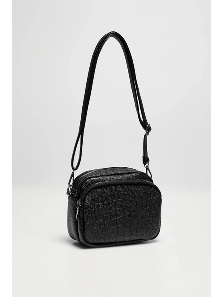 Moodo Malá černá kabelka z ekokůže Moodo