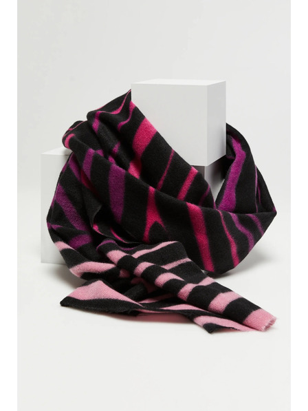 Moodo Růžová šála se zvířecím vzorem Moodo