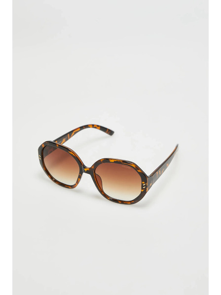 Moodo Brýle s kulatými skly hnědé Moodo