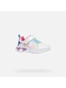 Geox Bílé dívčí tenisky Geox Assister