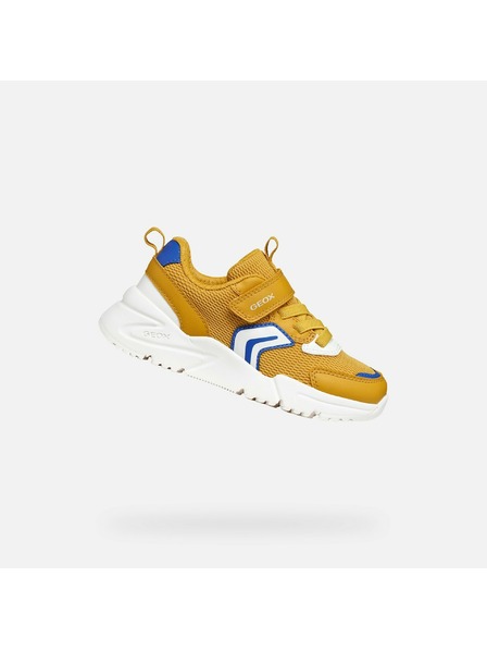 Geox Žluté chlapecké tenisky Geox Loftus