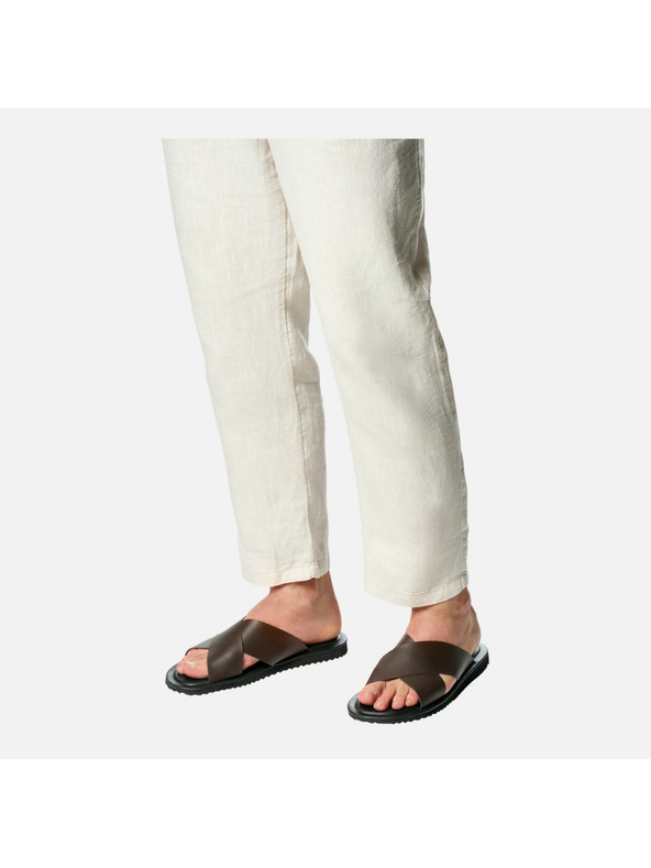 Geox Černé pánské pantofle Geox Erice