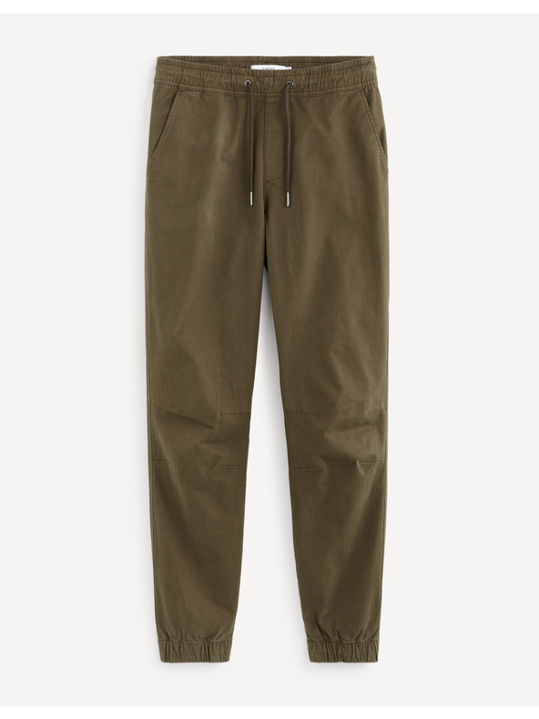 Celio Khaki pánské kalhoty Celio