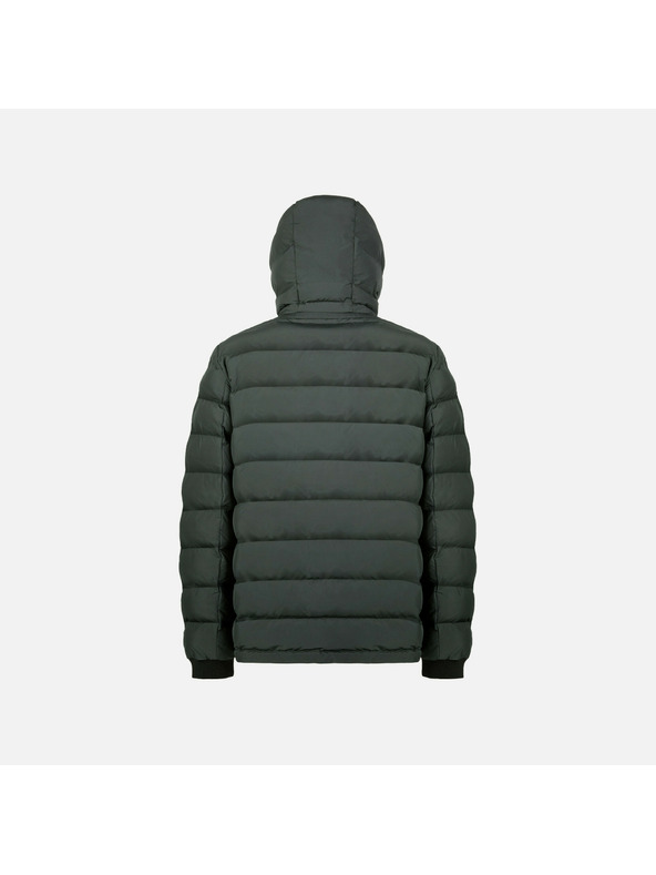 Geox Šedá pánská péřová bunda Geox Spherica