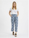 Orsay Modré dámské vzorované culottes ORSAY