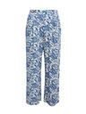 Orsay Modré dámské vzorované culottes ORSAY