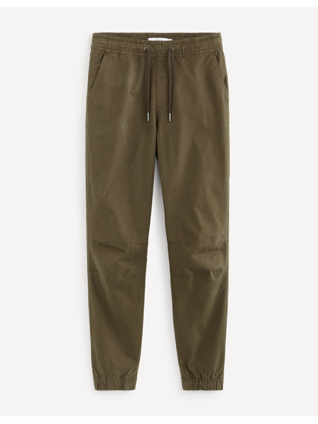 Celio Khaki pánské kalhoty Celio
