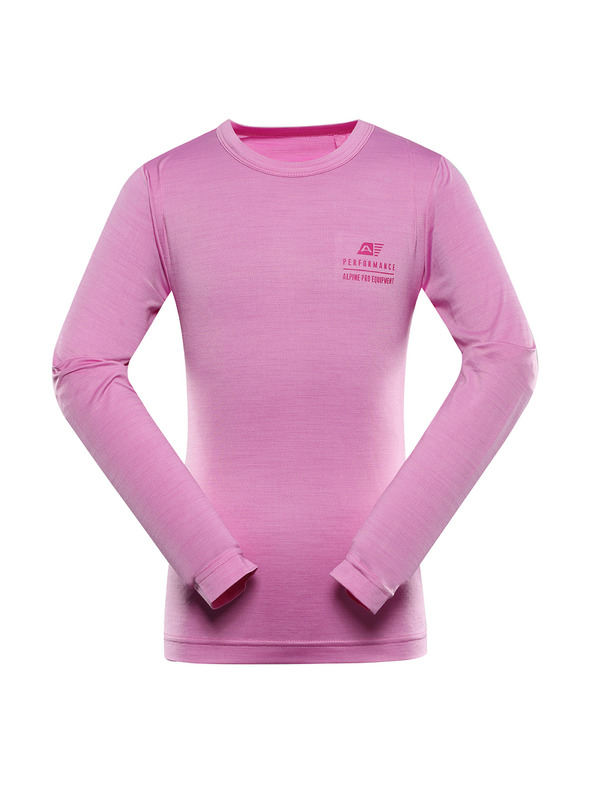 ALPINE PRO Dětské rychleschnoucí triko ALPINE PRO MILDO 2 cyclamen