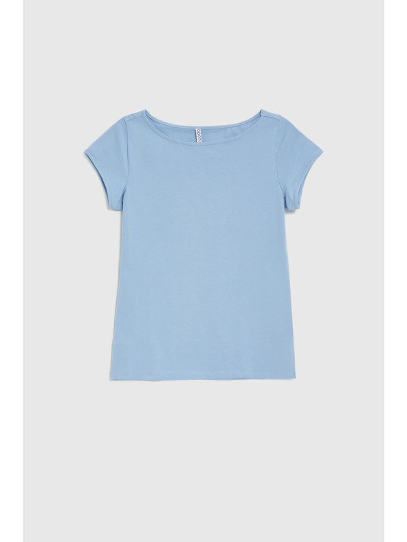 Moodo Bavlněné tričko modré Moodo