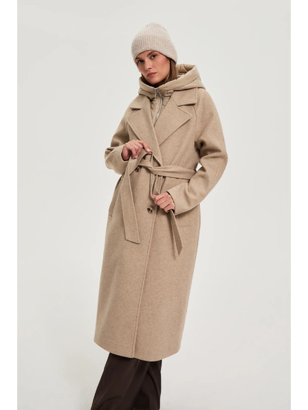 Moodo Pletená čepice písková Moodo