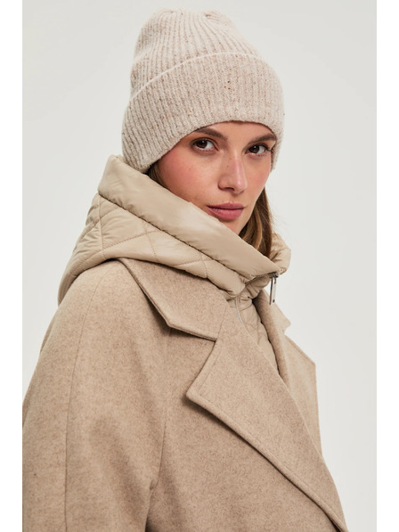 Moodo Pletená čepice písková Moodo