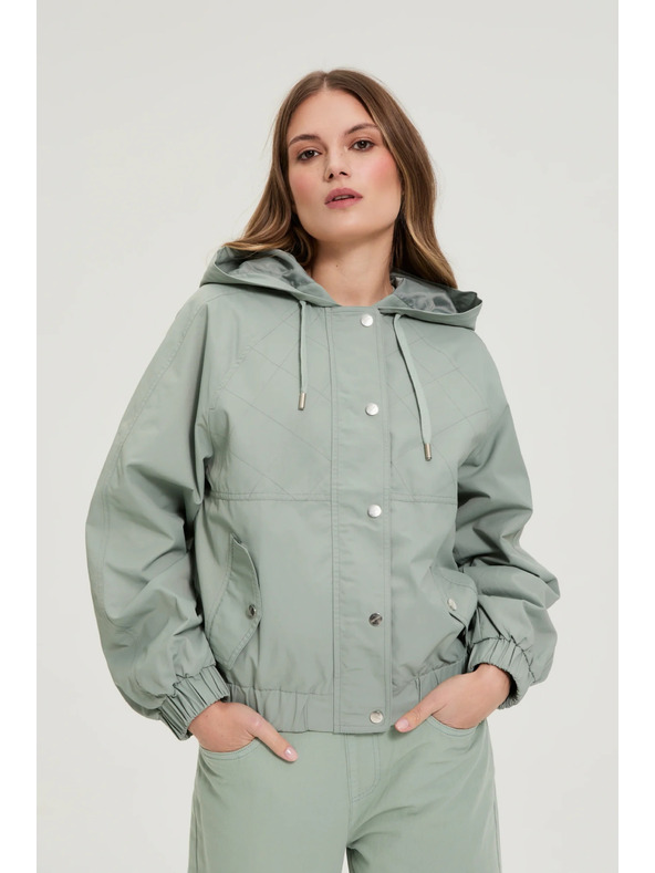 Moodo Krátká bunda olivová Moodo