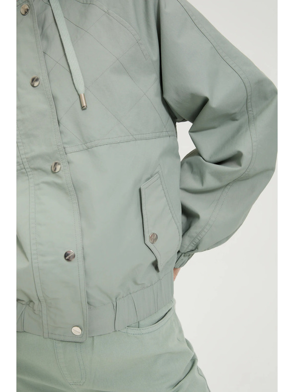 Moodo Krátká bunda olivová Moodo