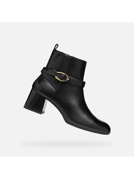 Geox Černá dámská kotníková obuv Geox Walk Pleasure 55