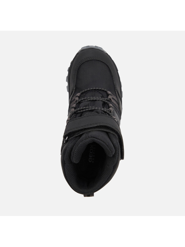 Geox Černá chlapecká kontíková obuv Geox Himalaya  B Abx