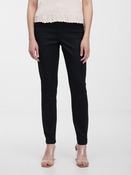 Orsay Černé skinny fit kalhoty ORSAY