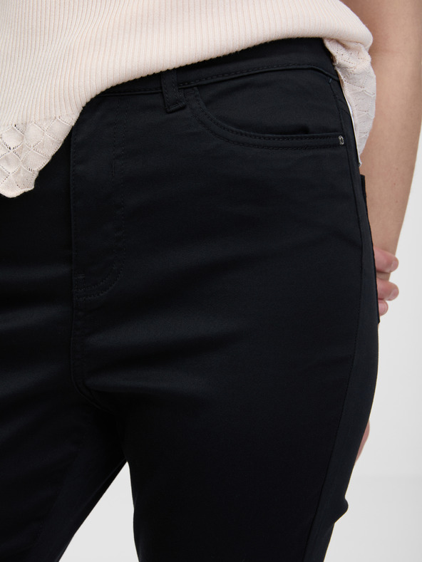Orsay Černé skinny fit kalhoty ORSAY