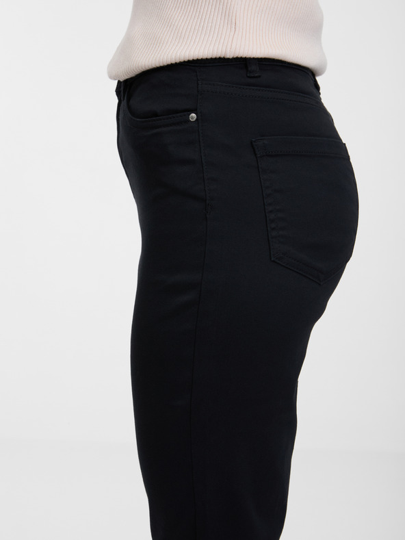 Orsay Černé skinny fit kalhoty ORSAY