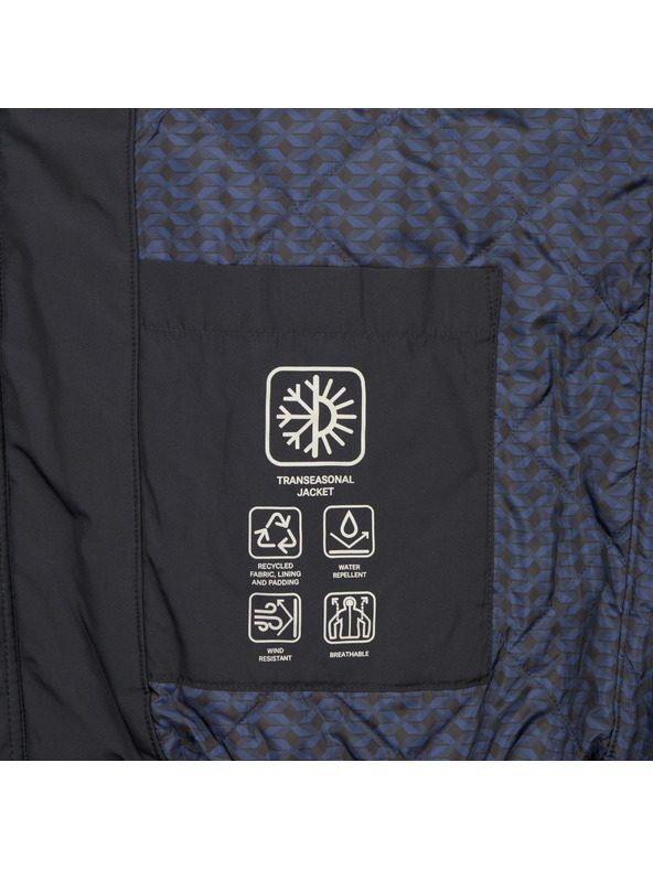 Geox Tmavě modrá pánská bunda Geox Jharrod