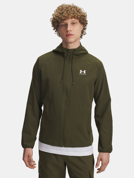 Under Armour Pánská bunda Under Armour UA Vibe Woven Jacket-GRN