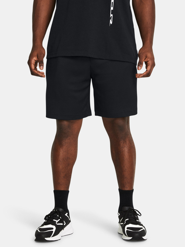 Under Armour Pánské kraťasy Under Armour UA Rival Waffle Short-BLK