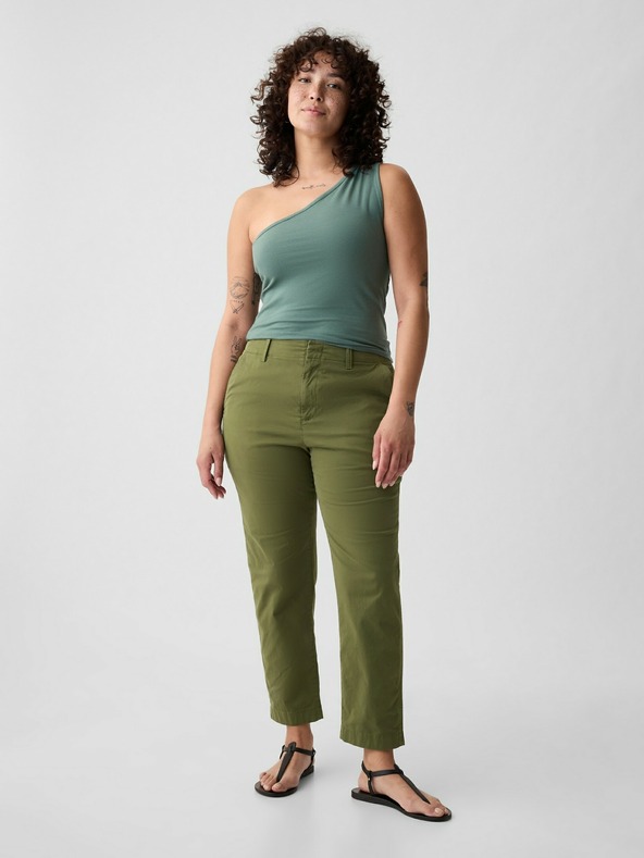 GAP Khaki kalhoty Mid Rise downtown GAP
