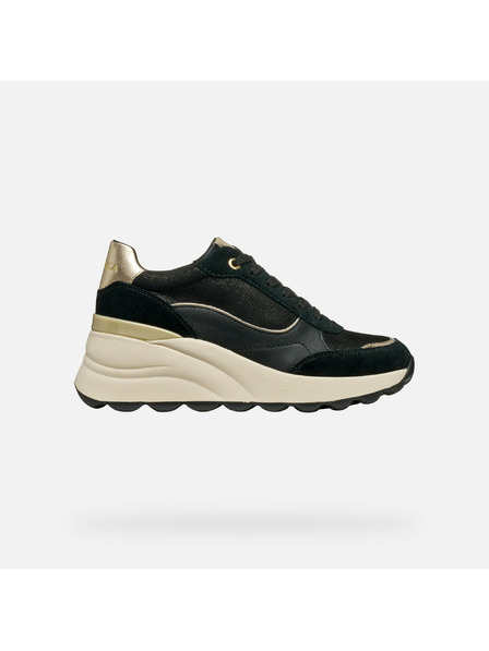 Geox Černé dámské tenisky Geox Spherica EC13