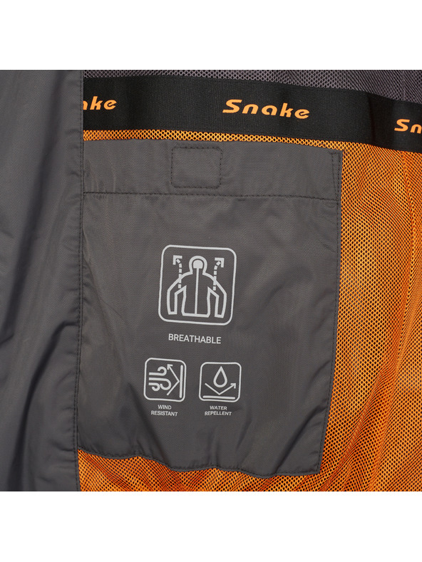 Geox Tmavě šedá pánská bunda Geox Snake